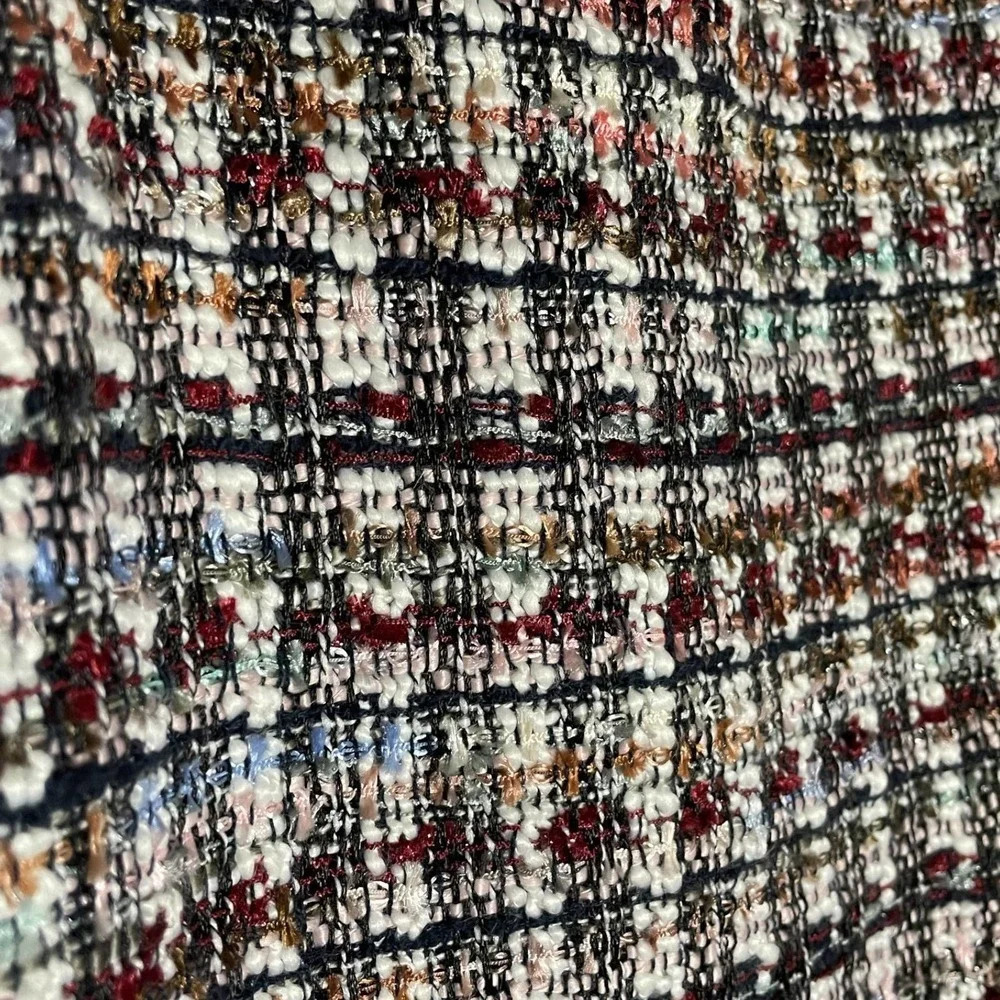 Talbots Multi-Colored Tweed Pencil Skirt Size 2P - Picture 5 of 10